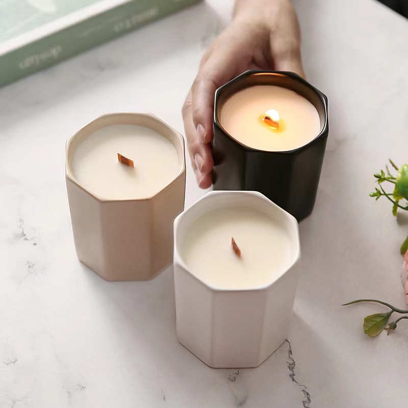Ceramic candle cup